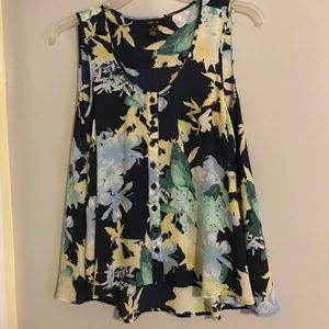 Style & Co Sleeveless floral Blouse